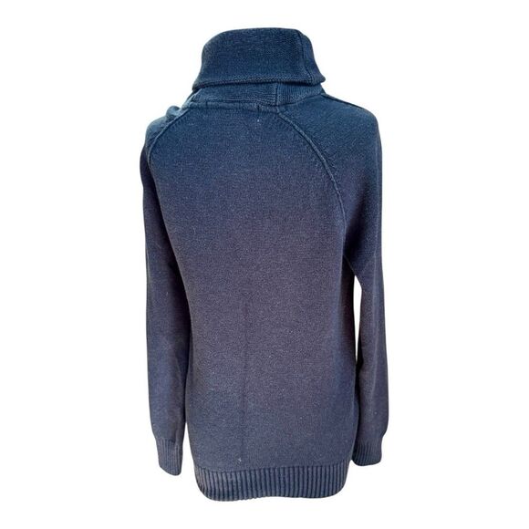 H&M Deep Blue Cowl Neck Sweater - Picture 3 of 5